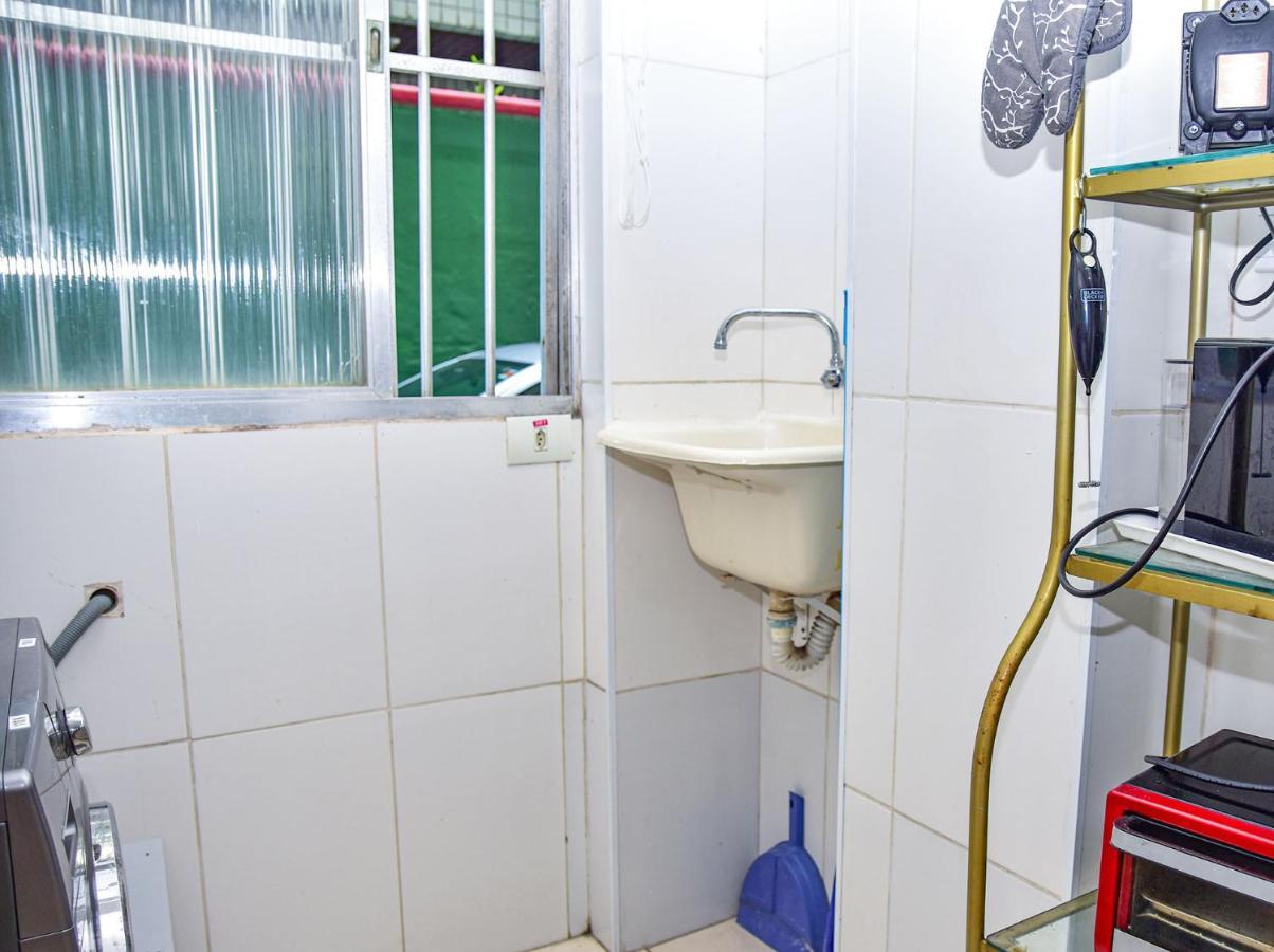 Charmoso Apto A Beira-Mar Com Wi-Fi Em Santos Sp Apartment Exterior foto