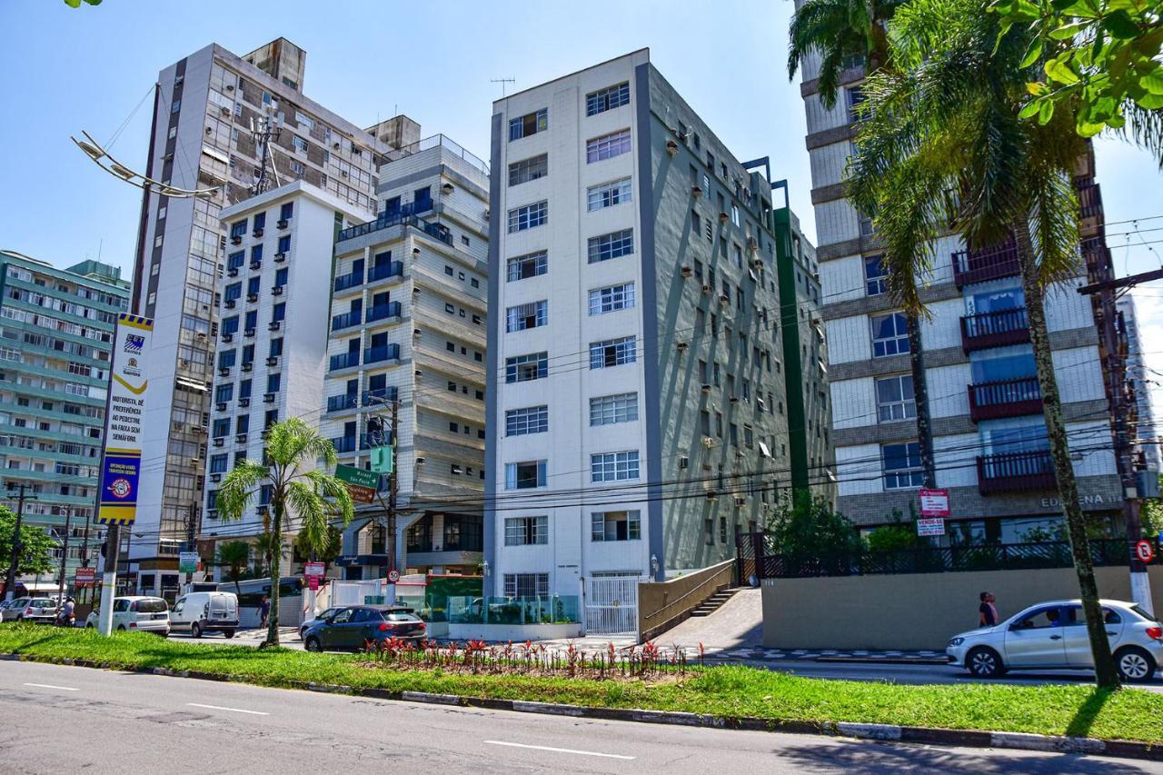 Charmoso Apto A Beira-Mar Com Wi-Fi Em Santos Sp Apartment Exterior foto