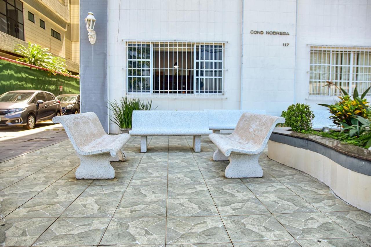 Charmoso Apto A Beira-Mar Com Wi-Fi Em Santos Sp Apartment Exterior foto