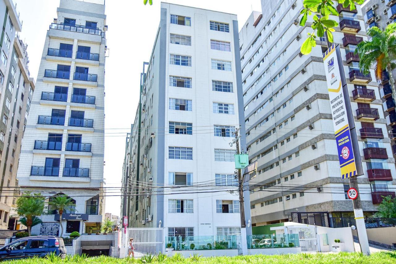 Charmoso Apto A Beira-Mar Com Wi-Fi Em Santos Sp Apartment Exterior foto